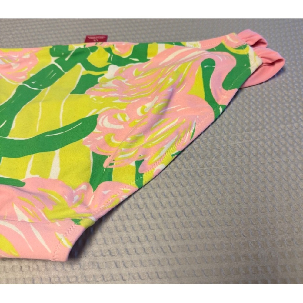 Lilly Pulitzer Bandeau Fan Dance Strappy Hipster Bikini Bottom SZ Large‎ - Picture 14 of 14